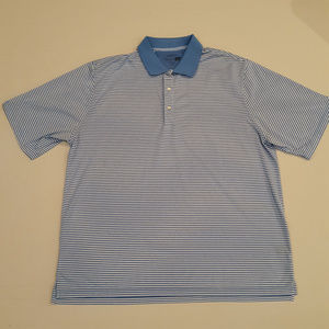 Jack Nicklaus Performance striped golf polo shirt